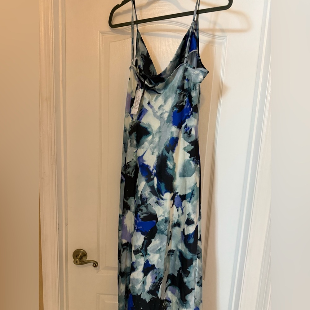 Guess Aqua Bloom Slip Maxi Dress - Picture 2 of 5